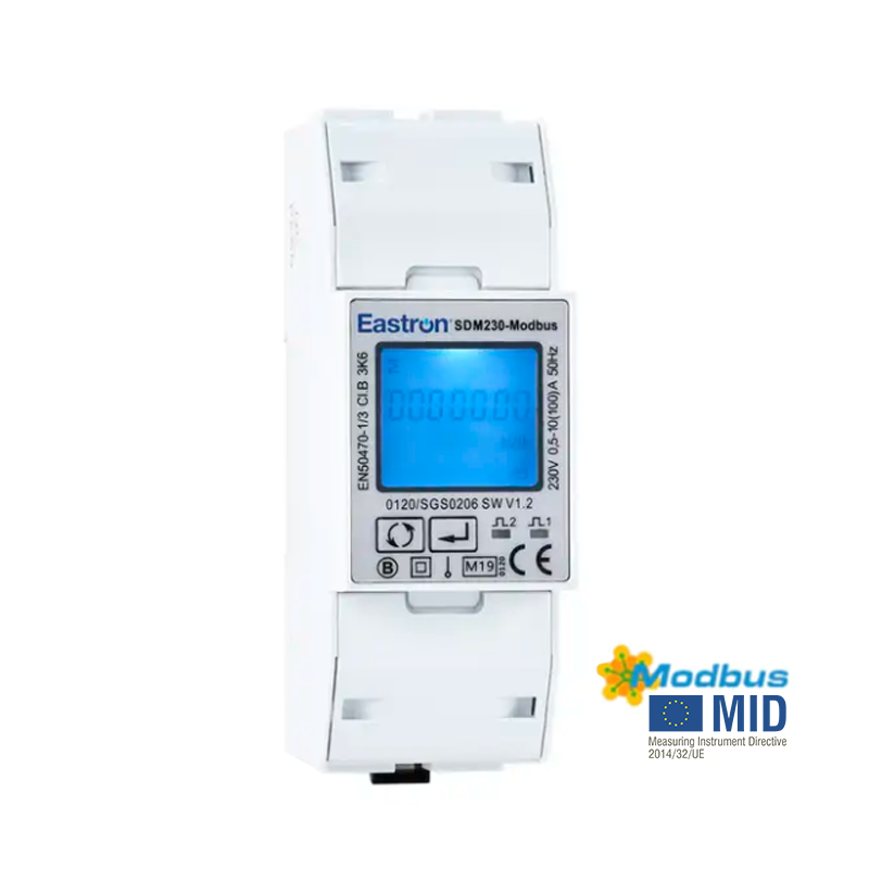 Eastron SDM230-MOD-MID Digital Single Phase Power Analyser