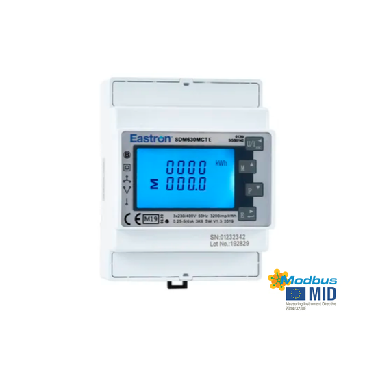SDM630MCT-E-MID Three Phase CT Operated Meter