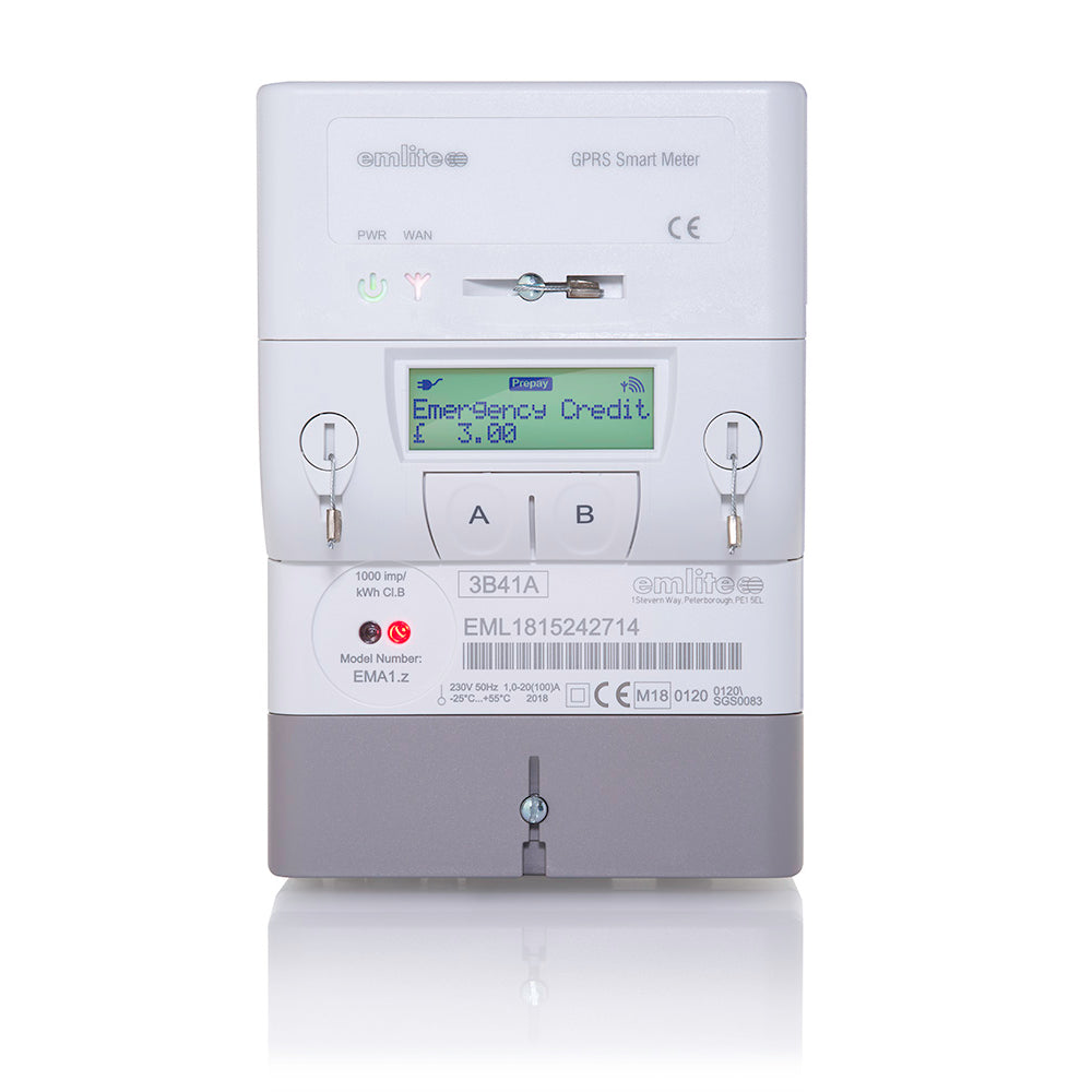 JSG Metering Solution Primary Supplier For EmLite EMA1.V Single Phase Smart Online Prepayment Meter