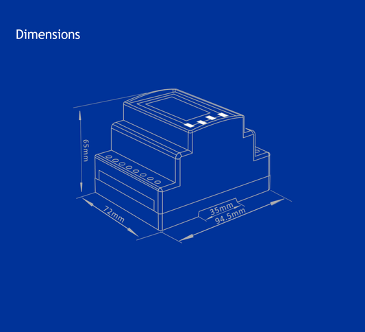 Bundle: SDM630MCTE-MID & 3x T24 Split Core Current Transformers