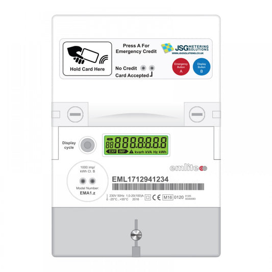 JSG Metering EmLite MP23 RFID Prepayment Card Meter ( Caravan Park Meter)