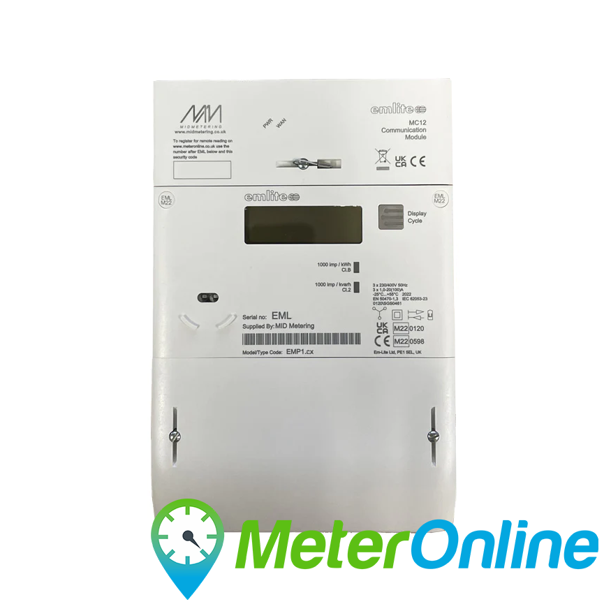 EMP1.CX Three Phase Current Transformer Meter with MeterOnline – JSG ...