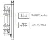 SDM120CT-MBUS-MID Digital Single Phase Meter