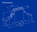 Bundle: SDM120CT-PULSE & CT132 Solid Core Current Transformer