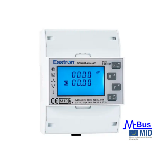 SDM630-Mbus-MID Three Phase Direct Connected Meter