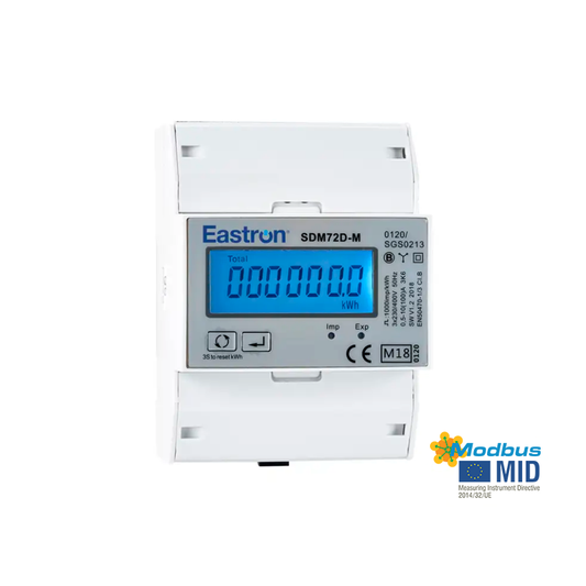 SDM72D-M-MID V2 Three Phase Direct Connected Meter