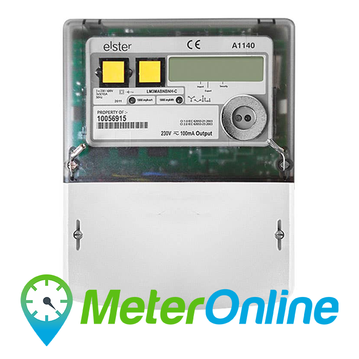 Elster A1140 Three Phase 100 Amp Direct Connected Three Phase Meter