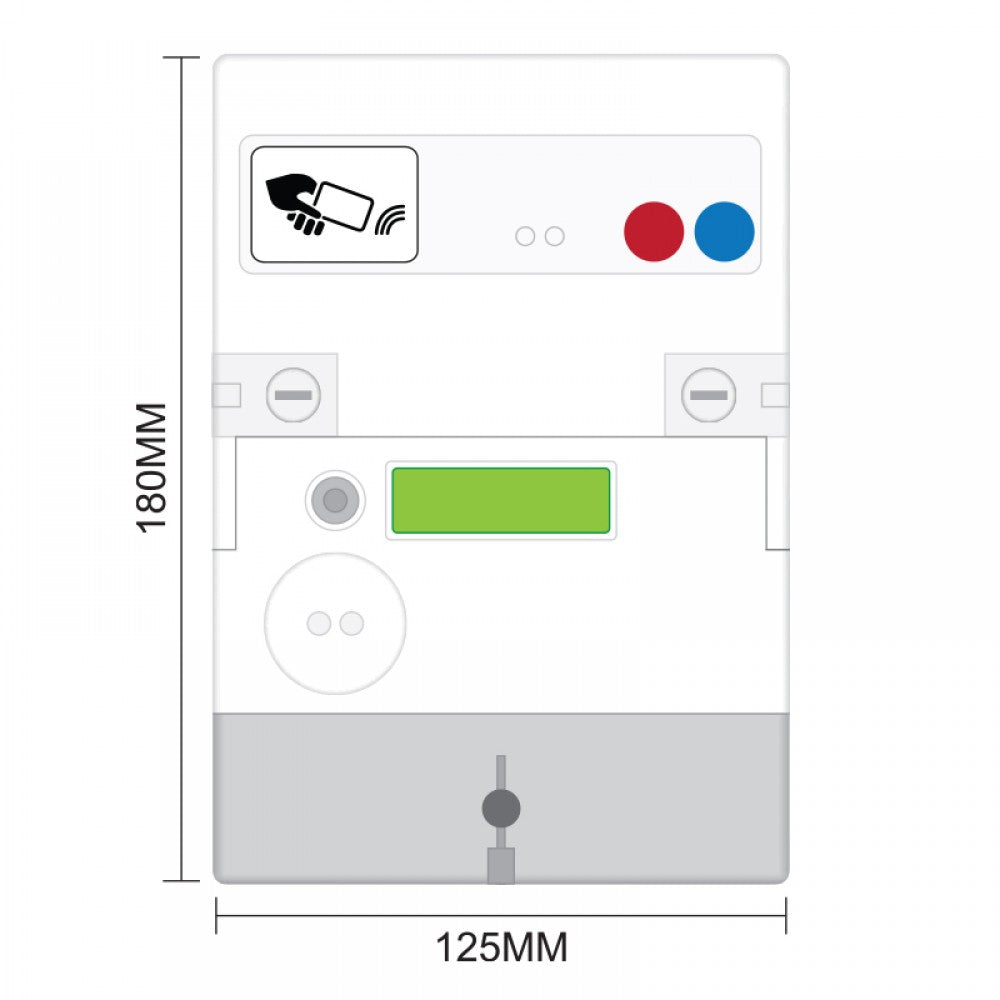 EmLite MP23 RFID Prepay Card Meter