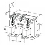 M3N1-35 Three Phase Solid Core Current Transformer (100-250A) /5A