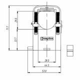 MSC3 Miniature Split Core Current Transformer (250A-500A) /5A