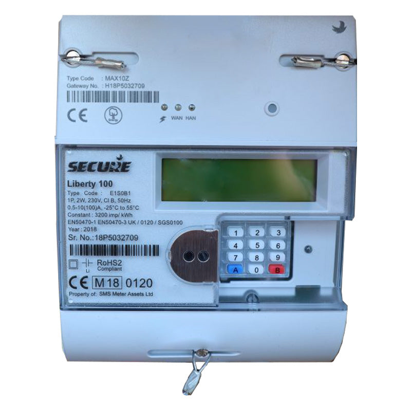 Secure Liberty 100 Single Phase Online prepayment Meter (With Meterpay)
