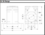 XL1B Single Phase CT 50-400A Primary Input/ 5A Secondary Output