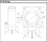 XL7B Single Phase CT 200-2000A Primary Input/ 5A Secondary Output